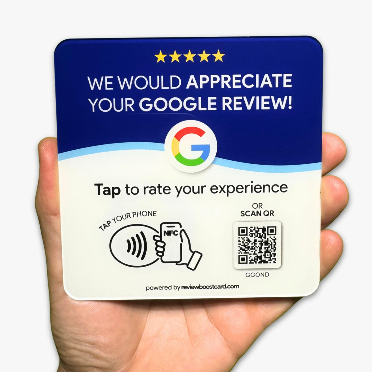Google Review Plaque – ReviewBoost